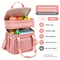 Sac isotherme pour déjeuner, imperméable, portable, sac de pique-nique, OEM ODM, logo personnalisé, couleur personnalisée