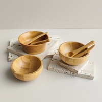 Spatules miniatures en bambou écologiques pour crème cosmétique, masque facial et mélange de poudre, 5*1.1cm, 6*1.5cm, 7*1.7cm, vente en gros, idéales pour les cadeaux promotionnels