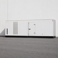 Groupe électrogène diesel conteneurisé 200kw 300kw 400kw 500kw 600kw pour extérieur, d'urgence, avec ATS, alternateur 100% cuivre, certifié CE, garantie 2 ans