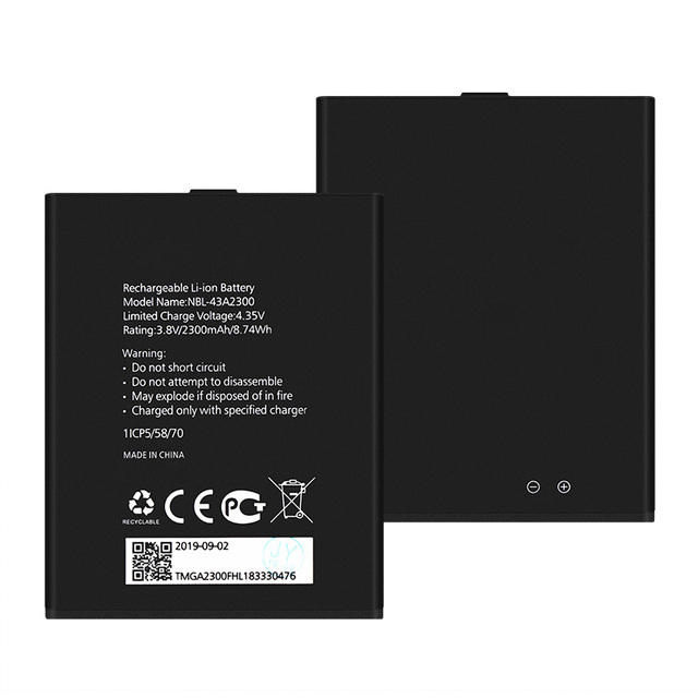 2300mAh NBL-43A2300 Battery for TP-LINK Neffos C5s TP704A TP704C Batterie High Quality Replacement Phone Battery