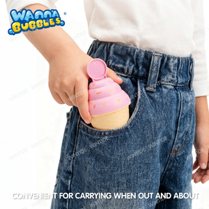 Wanna Bubbles ODM OEM Vente en gros Jouet bâton à bulles de crème glacée sans désordre avec solution à bulles en sachet de 50 ml pour enfants, pour jeux d'été en extérieur - Product Image 4
