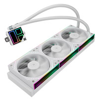 Refroidisseur liquide CPU ARGB 5V blanc Frozen Infinity 360 avec support de roulement fluide pour LGA1700 LGA1851 AM5 – Vente en gros