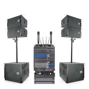 Altavoces Profesionales de Línea LR10+LR18S de Alta Potencia, Sistema de Sonido para Exteriores con Altavoz Único de 10 Pulgadas, Gran Venta - Product Image 1