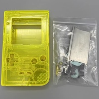 Kit de coque transparente de haute qualité pour Game Boy Pocket et Game Boy Light, avec boutons et caoutchoucs, moulage privé, marque OEM