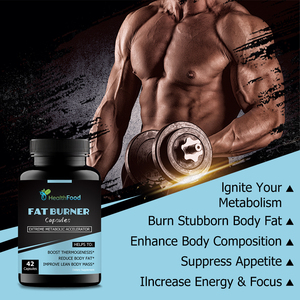 Complément alimentaire hautement efficace pour améliorer la masse musculaire maigre avec extrait de piment de Cayenne, capsules brûle-graisses efficaces, capsules amincissantes rapides - Product Image 5