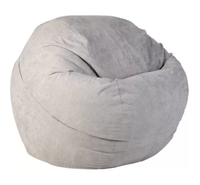 Fauteuil lounge extra-large, pouf de luxe en mousse déchiquetée, salon et balcon, relaxation, créatif, style scandinave