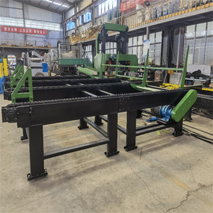 Scie à ruban industrielle horizontale entièrement automatique hydraulique MJH1300 pour la découpe de bois dur - Product Image 4