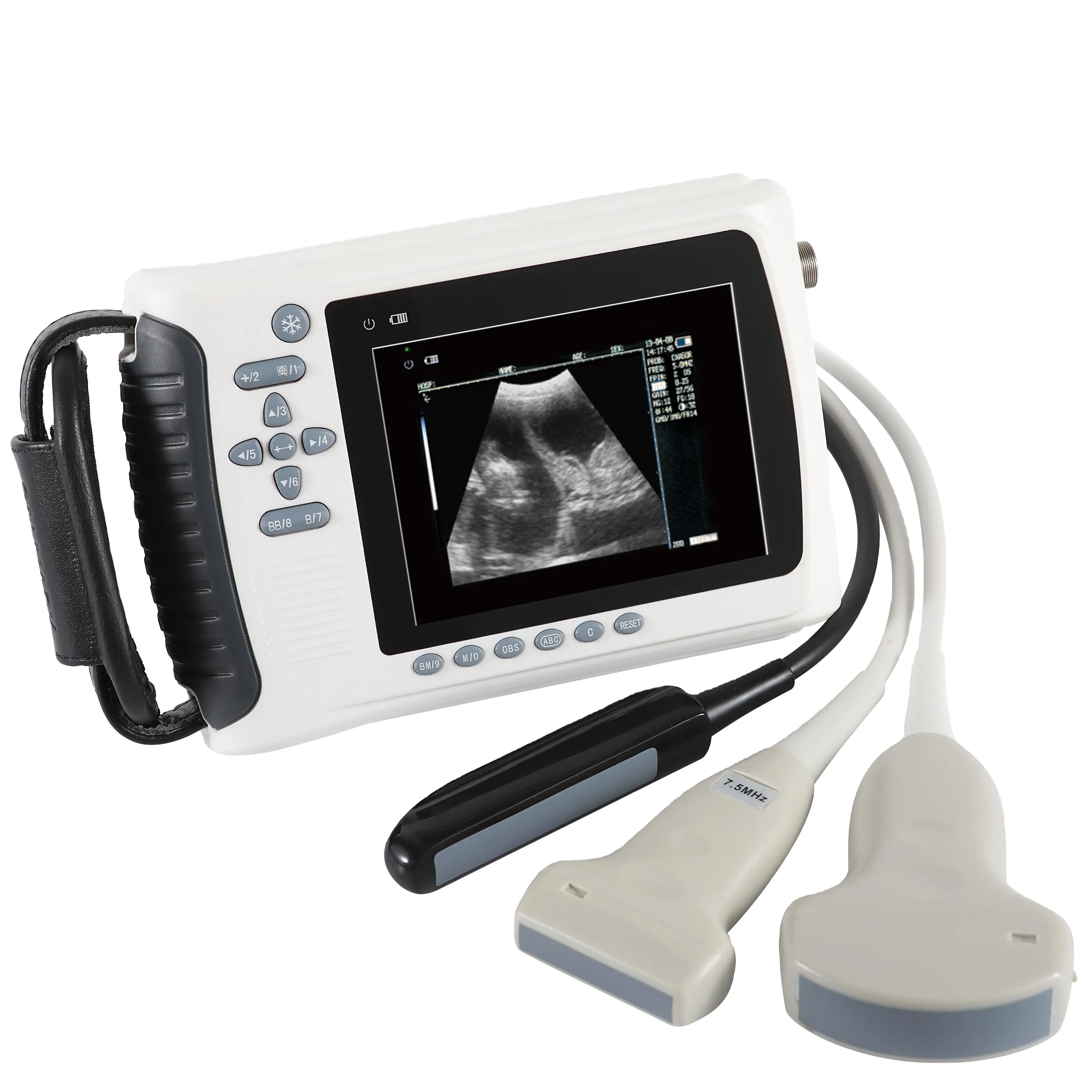 Лучшая цена, медицинский цифровой сканер для беременных животных, портативный ветеринарный ультразвуковой аппарат для собак и крупного рогатого скота
