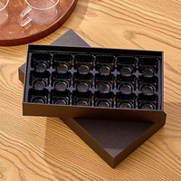 Großhandel Custom Insert Luxus Trüffel Schokoladen box High End Weihnachts schokolade Geschenk box für Geschenk