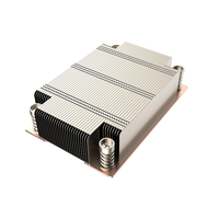 Refroidisseur passif AM5 VC 1U pour processeur, ailettes en aluminium empilées, dissipateur thermique pour Ryzen 7000 Series, chambre à vapeur de refroidissement
