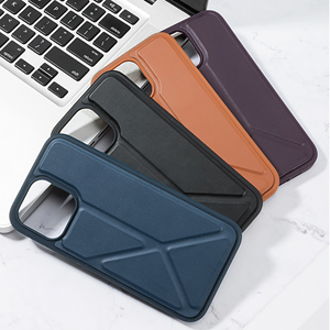 Thiết Kế Sang Trọng PU Da Gấp Đứng Chủ Điện Thoại Di Động Trường Hợp Chống Sốc Trường Hợp Đối Với iPhone 16 Cộng Với 15 Pro Max 14 13 - Product Image 5