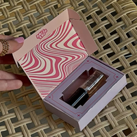 Boîte d'emballage personnalisée pour rouge à lèvres et gloss, écologique, avec logo en feuille d'or, couleur premium, pour usage cosmétique