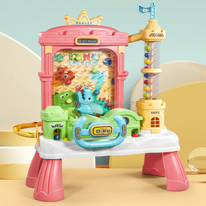 Giáo dục giao diện điều khiển bảng trò chơi tay lái bắt bóng máy Pick up peas Đồ chơi thiết lập khủng long bắt bóng trò chơi đồ chơi trẻ em - Product Image 1