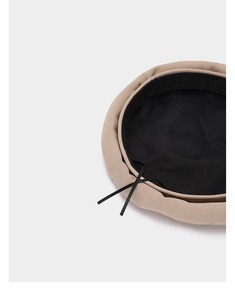 Haute qualité mode couleur unie <span class=keywords><strong>tricot</strong></span>é printemps été bérets coton français rétro béret chapeau pour les femmes en gros - Product Image 5