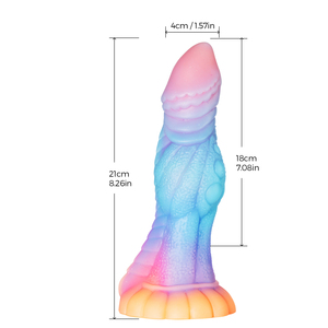 Gode en silicone en forme de dragon portable avec ventouse puissante peluche en forme spéciale pour femmes hommes et couples - Product Image 5