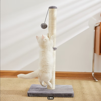 Griffoir pour chat du sol au plafond, épaissi et surélevé, arbre à chat pour le jeu autonome, stable