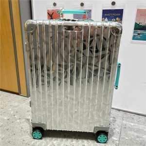 German R Brand Collaboration Aluminum-Magnesium Alloy Lightweight <strong>Luggage</strong> Suitcase Trolley Case Drawbar 21inch Unisex Fashion - Product Image 4
