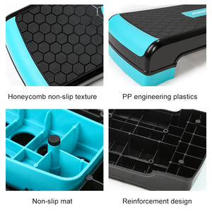 Adjustable PP Custom <strong>Gym</strong> Aerobics <strong>Step</strong> - Product Image 6