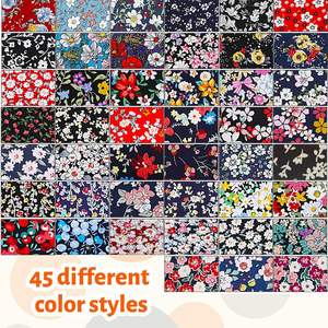 Bandes de tissu brocart <span class=keywords><strong>Jelly</strong></span> <span class=keywords><strong>Roll</strong></span> pour garçons, poids lourd, pour la couture, l'artisanat, la décoration intérieure et le <span class=keywords><strong>patchwork</strong></span> - Motifs floraux résistants à l'abrasion - Product Image 2