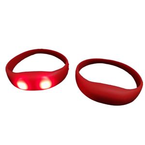 Pulsera Luminosa LED de Silicona con Control por Voz, Lámpara de Mano de 8 Colores, Regalo, Activación por Botón, para Conciertos - Product Image 4
