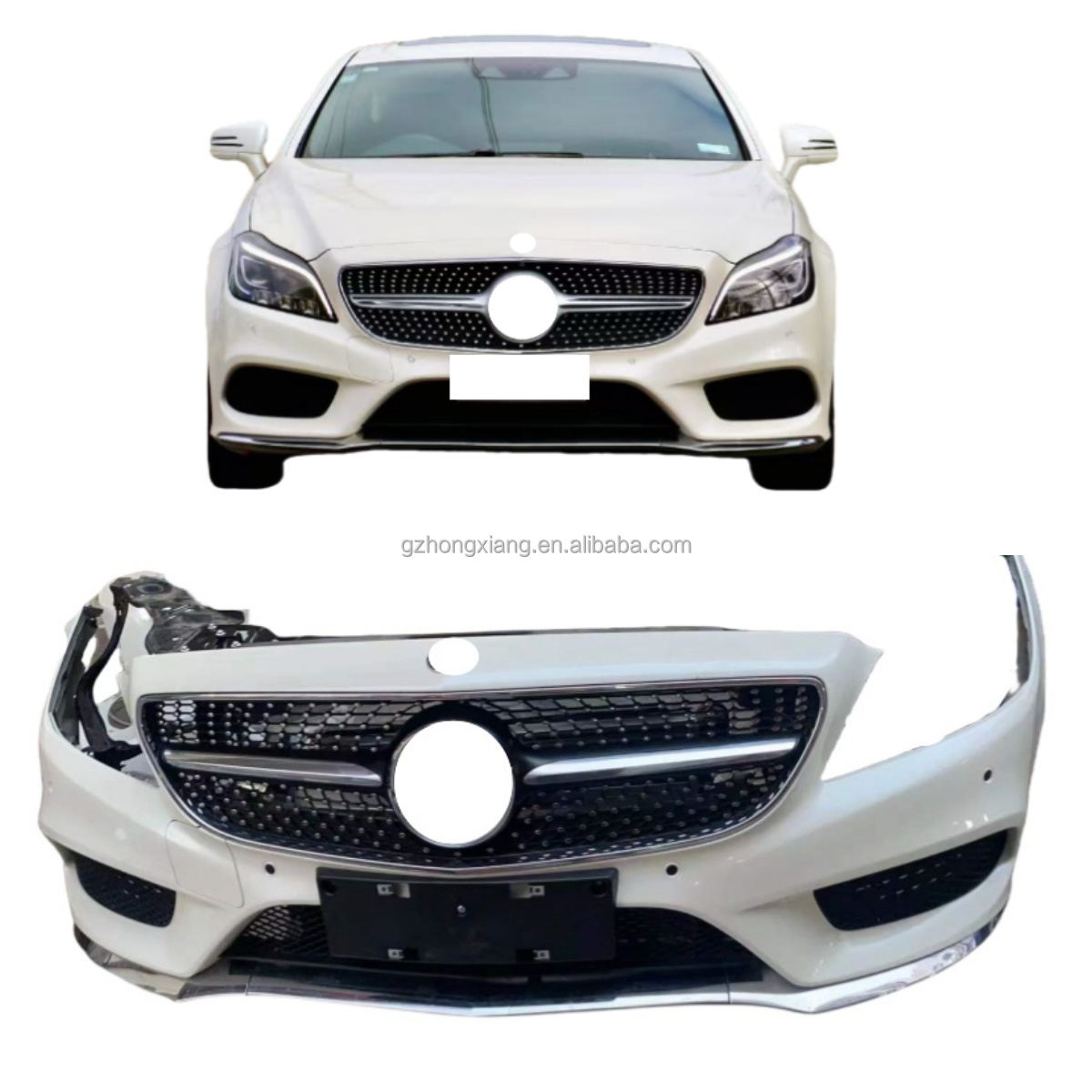 Kühlergrill Für Mercedes CLS W219 - GTR Style In G-Black