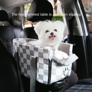 Seggiolino Auto per Cani e Gatti di Piccola e Media Taglia, Impermeabile, Portatile, Pieghevole, da Viaggio, in Tessuto Oxford con Motivo Stampato - Product Image 2