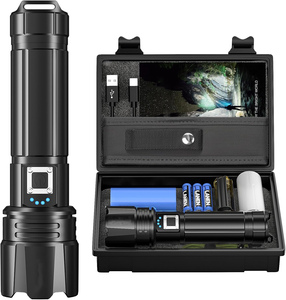 Surprise Price LED Electroshock <b>Flashlight</b> Aluminum Alloy IP66 <b>Rechargeable</b> 35W Ra90 20000 Lumens Laser 1200-1500m Range - Product Image 1