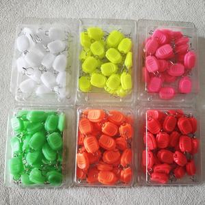 Clip de ligne de pêche en plastique lumineux multicolore Alpha Wholesale, qui brille dans le noir, pour matériel de pêche - Product Image 1