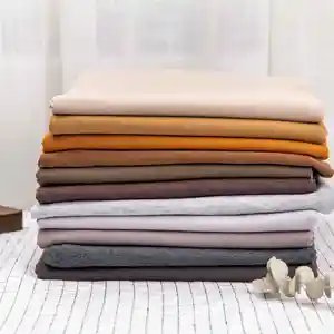 Tissu tricoté 100 coton pour sweat-shirt, petite étoffe de marque française, poids moyen et jolie couleurs, extensible à 4 sens, 210gsm