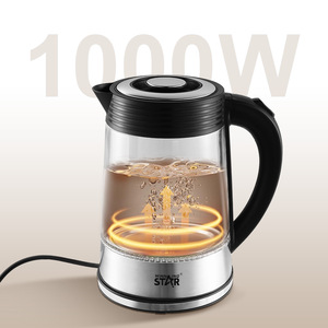 Winningstar Electric <b>Kettle</b> 1.7L High Borosilicate Glass With <b>Temperature</b> <b>Control</b> For Boiling And Warm Water - Product Image 2