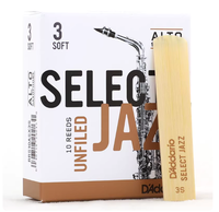 Rico Select JAZZ American Cut Saxophone Reed for Beginners Musical Instruments Accessory