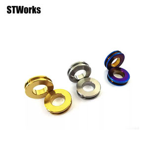 Distanziali in Lega di Titanio Gr5 di Alta Qualità Lavorati a CNC da 5mm per Pinze Freno Radiali Ducati Panigale 1199 <span class=keywords><strong>1299</strong></span> V4 - Product Image 2