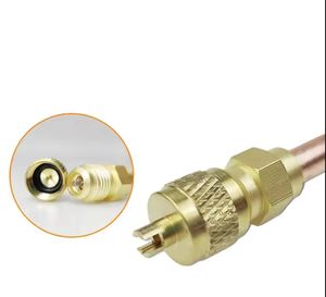 Pezzi di ricambio del condizionatore d'aria 1/4 "valvola di accesso di refrigerazione in rame - Product Image 4