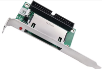 Carte adaptateur CF vers IDE 40 broches pour ordinateur de bureau IDE 3,5 pouces avec extension de déflecteur en ABS, marque OEM, en stock