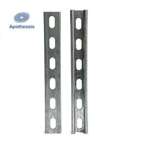 Preço Direto de Fábrica para Perfis de Aço Personalizados, Canais de Aço Sólido com Fenda, Estruturas <span class=keywords><strong>C</strong></span> Channel Unistrut AISI, Dobragem, Soldagem e Corte - Product Image 1