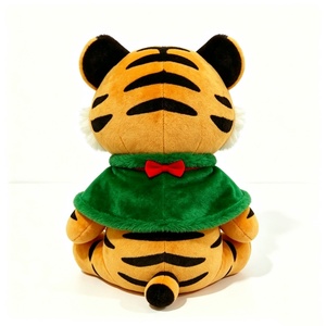 Peluche de Tigre Personalizado, Juguete de Peluche de Tigre Sentado, Lindo Peluche de Tigre con Relleno de Algodón PP, Peluche de Animal para Bebés de Halloween - Product Image 3