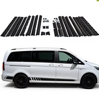 Jupes latérales pour Mercedes Classe V, style long ou court, pour W447 V250 V260 VITO METRIS, pièces extérieures automobiles, barre latérale W447, jupes latérales