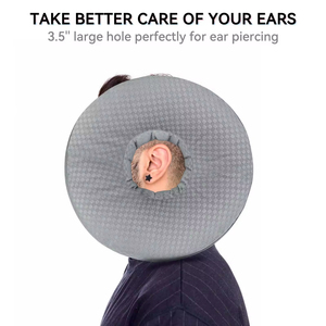 <span class=keywords><strong>Oreiller</strong></span> Donut pour dormeurs sur le côté, <span class=keywords><strong>oreiller</strong></span> pour dormir sur le ventre avec trou pour l'oreille, idéal pour le soulagement des oreilles et l'utilisation d'écouteurs - Product Image 6
