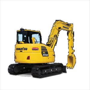 รถขุดขนาดเล็ก Komatsu PC88MR-8 มือสอง สภาพดี ขาย - Product Image 1