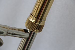 FOCUS Trombone arrière de haute qualité avec coulisses intérieures et extérieures en laiton doré, nickel et argent Trombone F Tone - Product Image 4