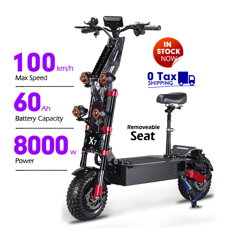 Скутер электрический с двойным аккумулятором Mankeel Xtreme X7 Escooter, 5600 Вт, 8000 Вт, 60 В, 72 в