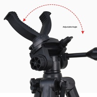 Support de tir et de chasse en V de 1,5 mètre, trépied télescopique en alliage d'aluminium, réglable pour l'entraînement en extérieur