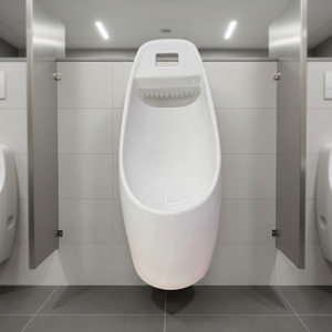 Modernes Design Wandmontiertes Keramik-Urinal für Herrenbadezimmer im Hotel, Bodenmontiertes Keramik-Stehurinal - Product Image 5