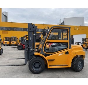 Chariot élévateur contrepoids diesel JAC CPCD80J 8T de haute qualité avec pneus pleins pour usine sidérurgique et opérations logistiques lourdes - Product Image 3