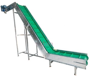 Chine Usine Z Inclinaison Convoyeur Trémie Portable Ceinture Traînée Multi Usage pour l'Agriculture Transformation Des Aliments Angle De Hauteur Réglable - Product Image 1