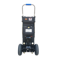Chariot à main pliable à quatre roues électrique en métal pour monter les escaliers avec option OEM