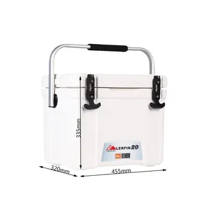 20L Liter Heißer Verkauf Umwelt freundliche Eiskühlbox Veterinär medizin im Freien POrtable Hard Ice Picknick Cool Freezer Box 20L-A