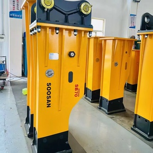 SOOSAN Nuevo Martillo Hidráulico SB 70 Tipo Caja para Excavadoras de 16-21 Toneladas, Maquinaria de Construcción, Cincel - Product Image 1