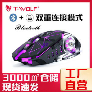 T-Wolf Gaming Mouse 12 Buttons RGB Backlit 2.4Ghz <b>Wireless</b> Optical Right Hand Ergonomic For <b>Pc</b> Laptop Mobile - Product Image 5