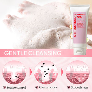 Gel nettoyant visage hydratant, blanchissant, anti-rides et anti-acné, végan et biologique, avec 2% de niacinamide et d'acide salicylique, pour tous types de peaux - Product Image 5